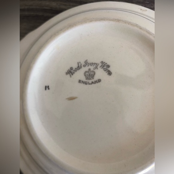 Vtg Woods Ivory Ware England Serving Bowl - Picture 5 of 13